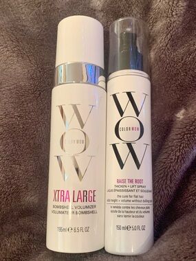 Color Wow Xtra Large Bombshell Volumizer & Raise The Root Spray - White/Pink
